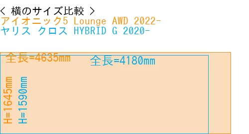 #アイオニック5 Lounge AWD 2022- + ヤリス クロス HYBRID G 2020-